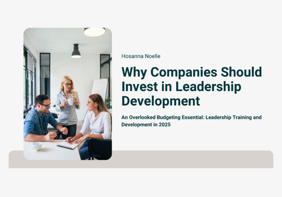 Business executive reviewing 2025 leadership training budget allocation with financial charts and development program costs